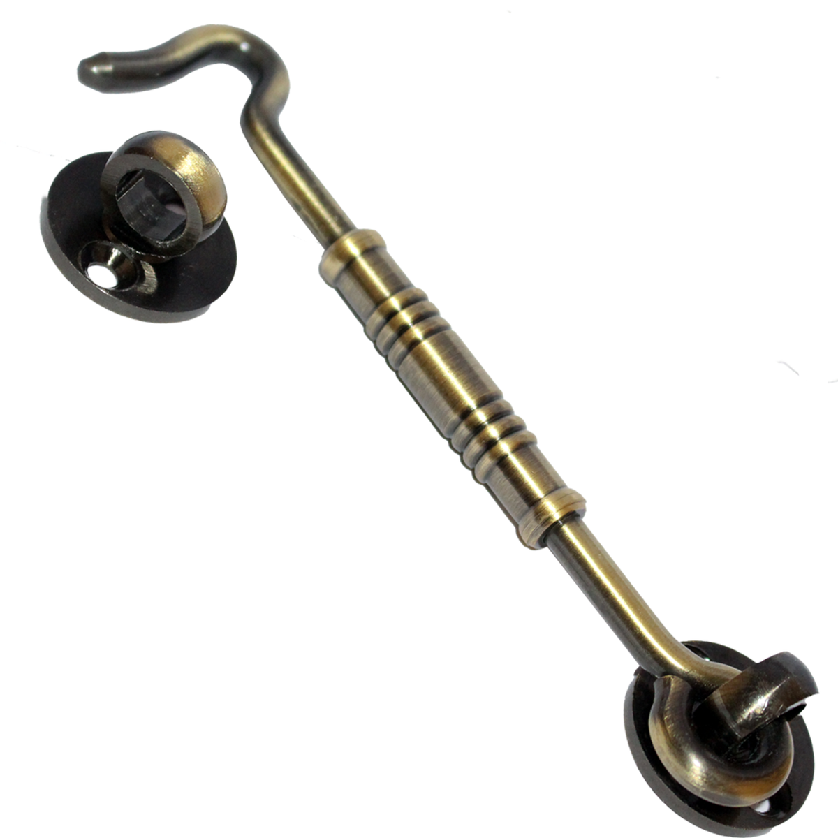 RiseOm Brass Gate Hook, Window Hook for Double Doors Gates, Windows