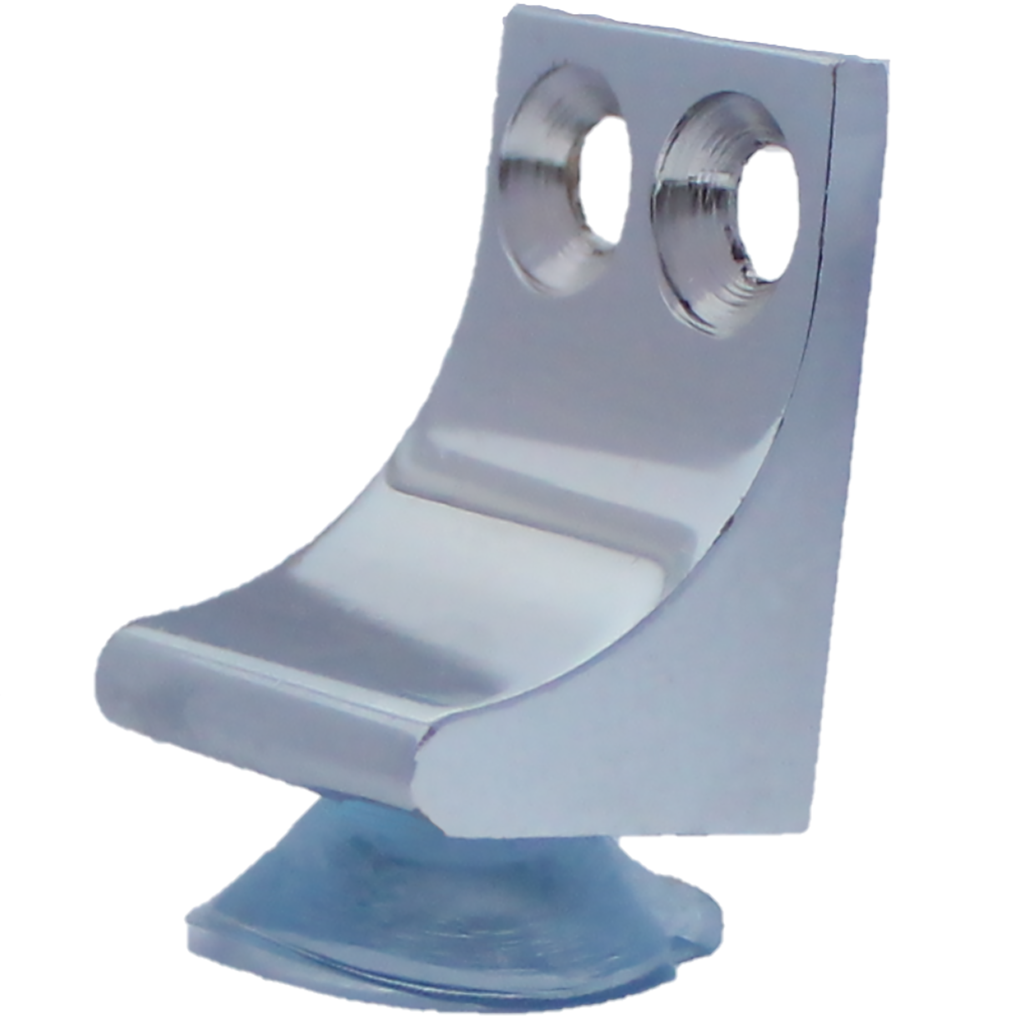 RiseOm 黄铜搁板支架 L 形夹适用于厨房和书柜搁板橱柜壁橱 L 型搁板按钮带孔，镀铬，20 个一包