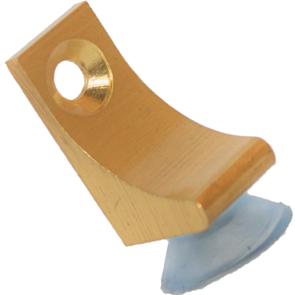 RiseOm L Button / Shelf Support L Shaped Clips for Kitchen & Bookcase Shelf Cabinet Closet L Shape made of Brass
