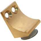 RiseOm L Button / Shelf Support L Shaped Clips for Kitchen & Bookcase Shelf Cabinet Closet L Shape made of Brass