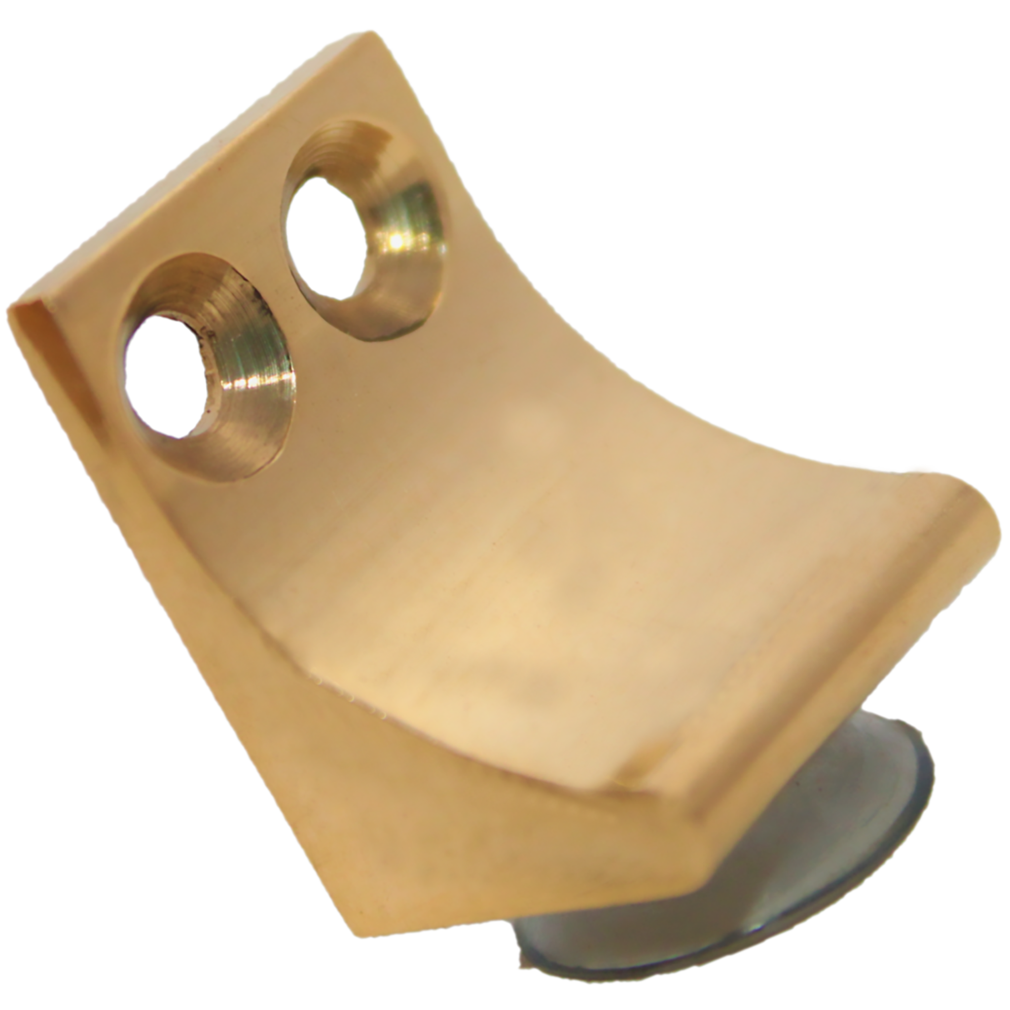 RiseOm 黄铜搁板支架 L 形夹适用于厨房和书柜搁板橱柜壁橱 L 型搁板按钮带孔，镀铬，20 个一包