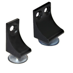 RiseOm L Button / Shelf Support L Shaped Clips for Kitchen & Bookcase Shelf Cabinet Closet L Shape made of Brass
