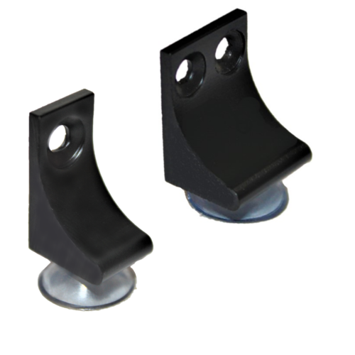 RiseOm L Button / Shelf Support L Shaped Clips for Kitchen & Bookcase Shelf Cabinet Closet L Shape made of Brass