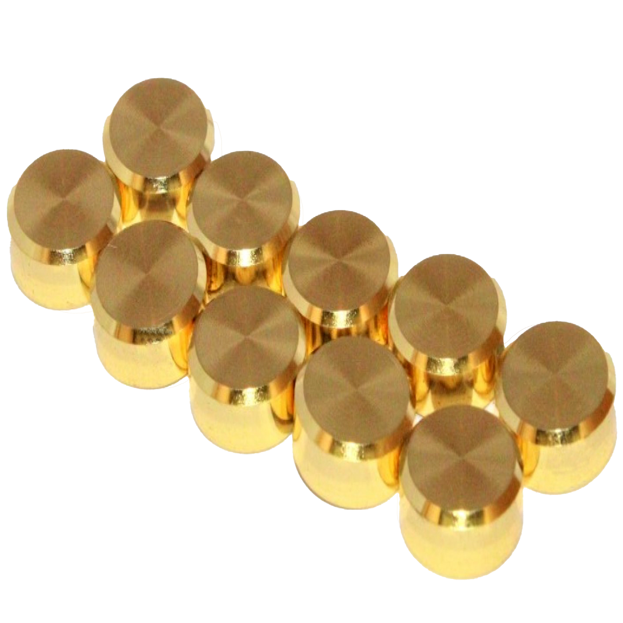 RiseOm Mirror Cap/Screws Cap Cover/Nails Decorative Cover Made of Brass