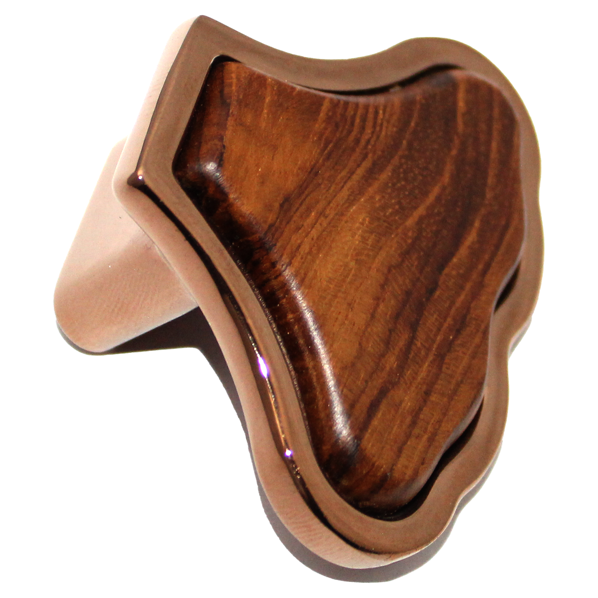 Riseom Premium Wood Inlay Cabinet Knobs & Pulls – Zinc Alloy Hardware in Matte Black, Rose Gold, and Antique Finishes – Multiple Geometric Shapes