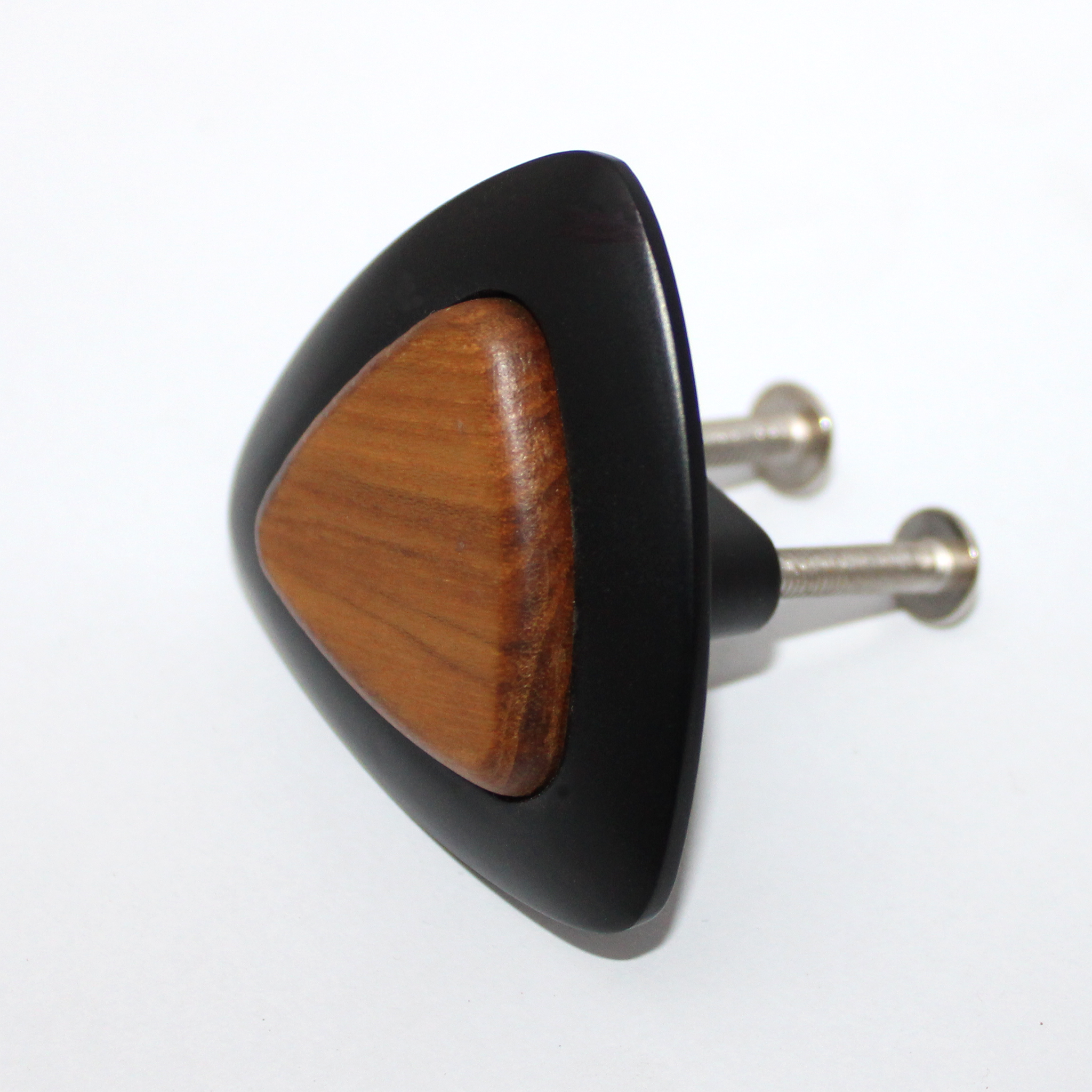 Riseom Premium Wood Inlay Cabinet Knobs & Pulls – Zinc Alloy Hardware in Matte Black, Rose Gold, and Antique Finishes – Multiple Geometric Shapes