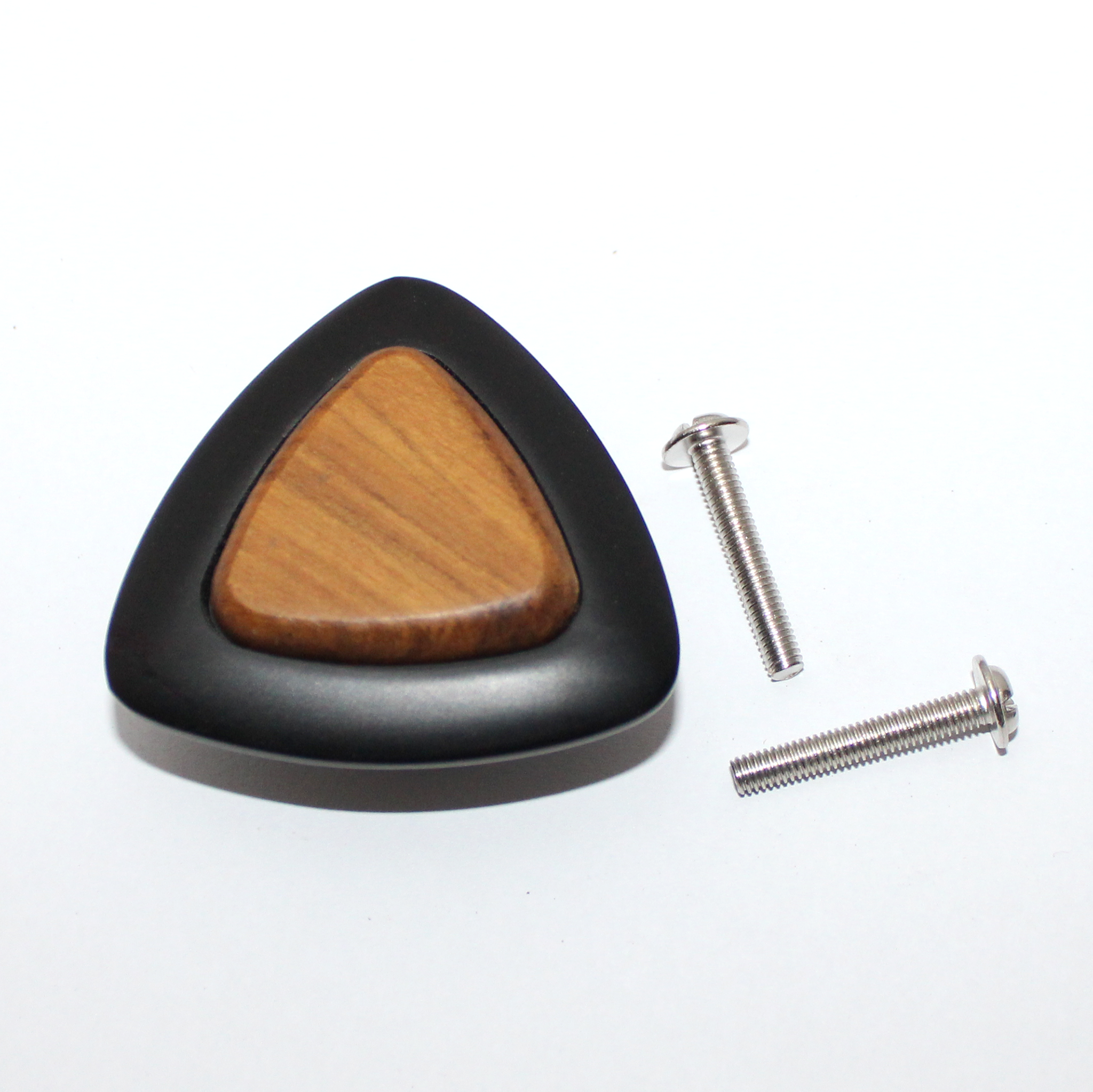 Riseom Premium Wood Inlay Cabinet Knobs & Pulls – Zinc Alloy Hardware in Matte Black, Rose Gold, and Antique Finishes – Multiple Geometric Shapes