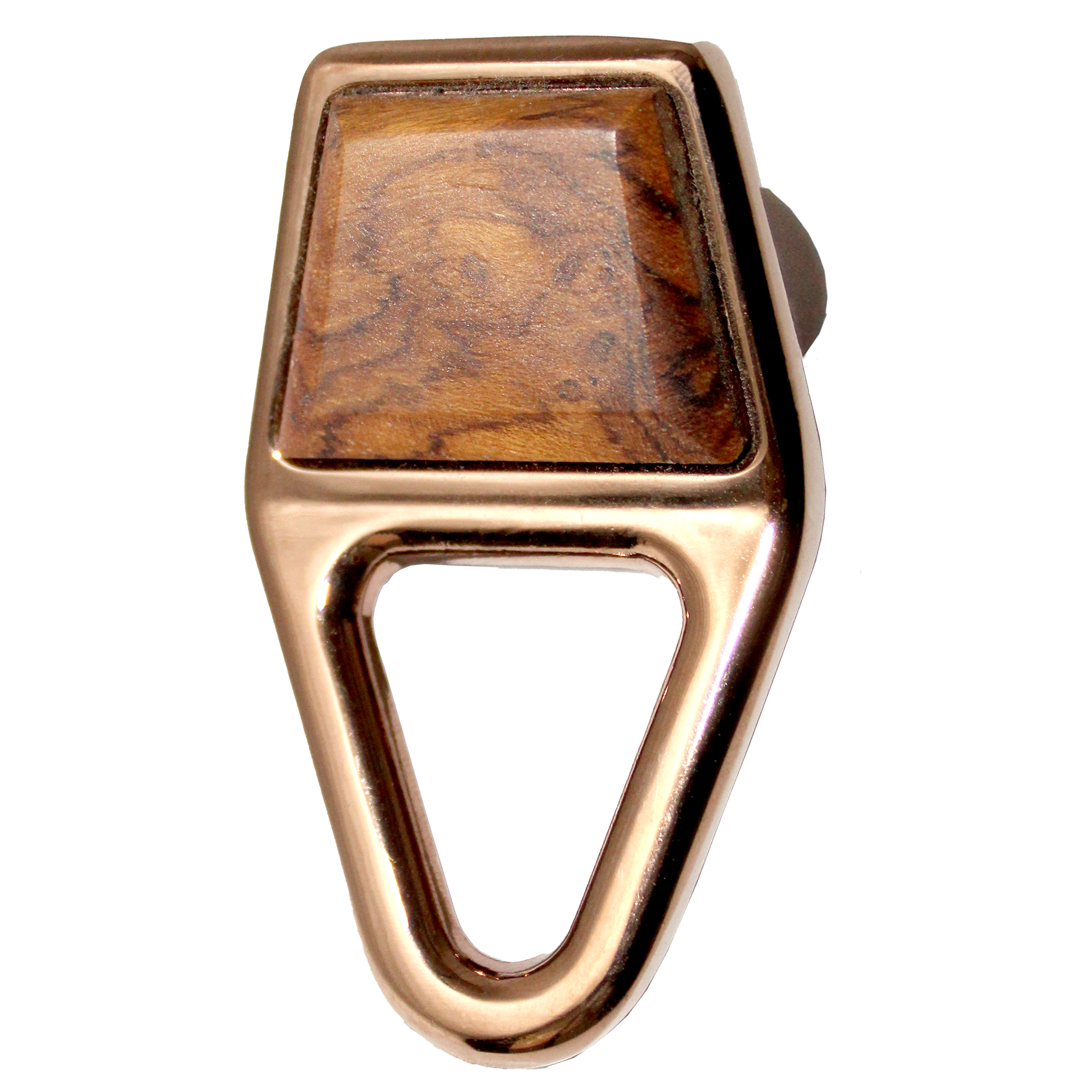 Riseom Premium Wood Inlay Cabinet Knobs & Pulls – Zinc Alloy Hardware in Matte Black, Rose Gold, and Antique Finishes – Multiple Geometric Shapes