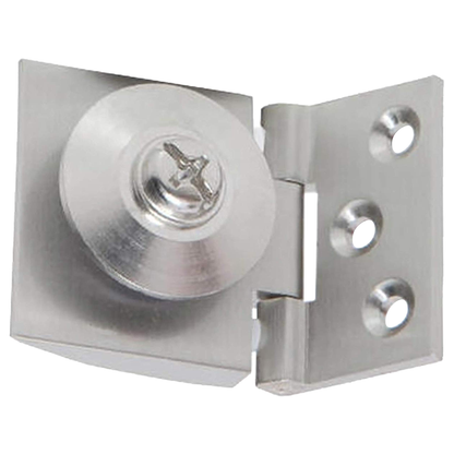 RiseOm Glass Hinges for Cabinet Glass Door, Glass Showcase made of Brass