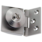 RiseOm Glass Hinges for Cabinet Glass Door, Glass Showcase made of Brass