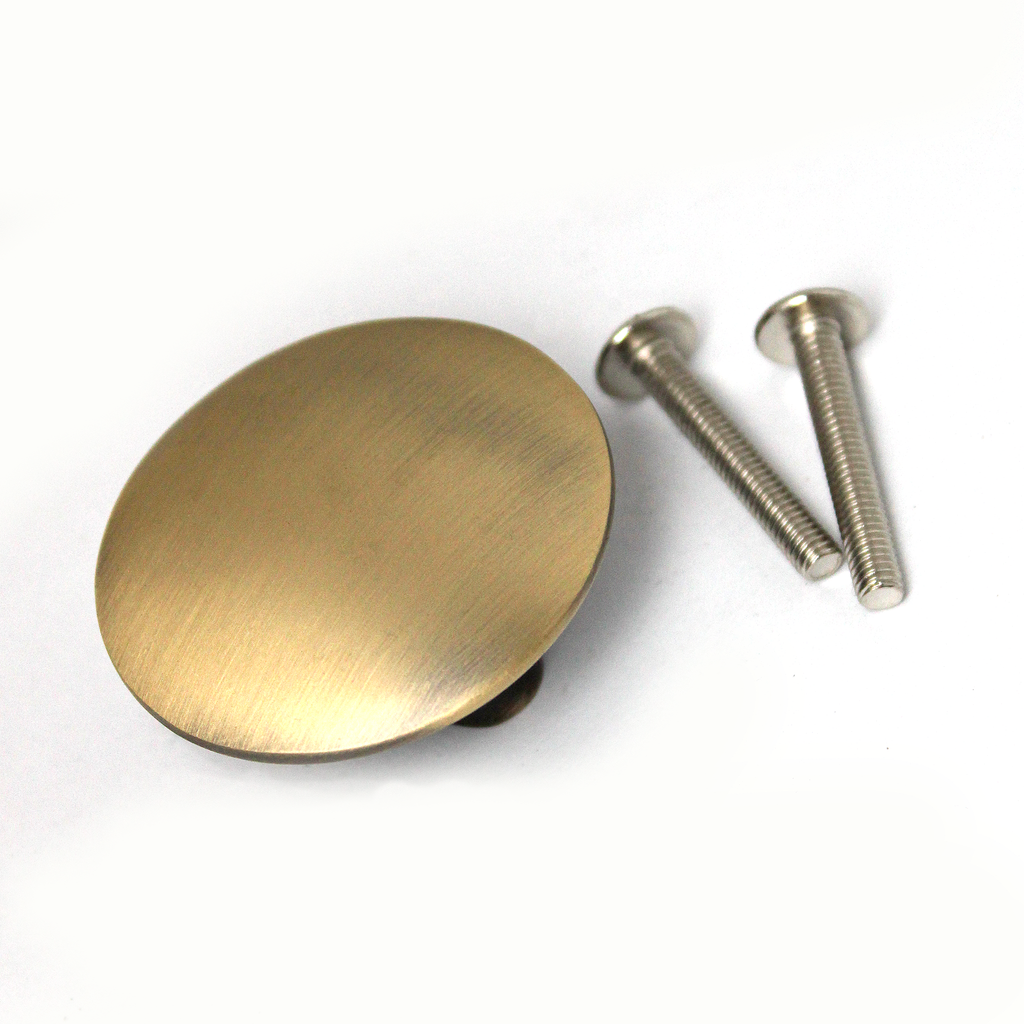 RISEOM Knob for Cabinet Drawers,Wardrobe,Kitchen Door Pull knob Made of Brass (40 mm Dia)