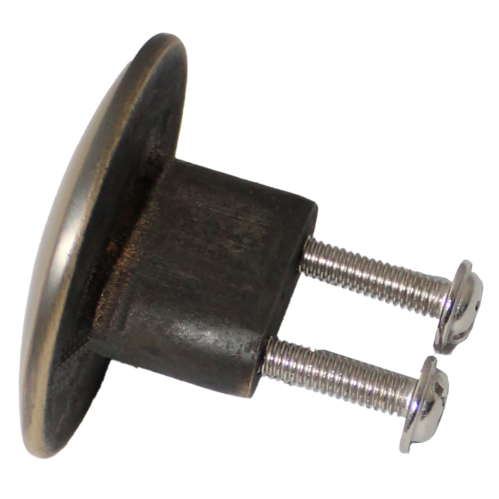 RISEOM Knob for Cabinet Drawers,Wardrobe,Kitchen Door Pull knob Made of Brass (40 mm Dia)