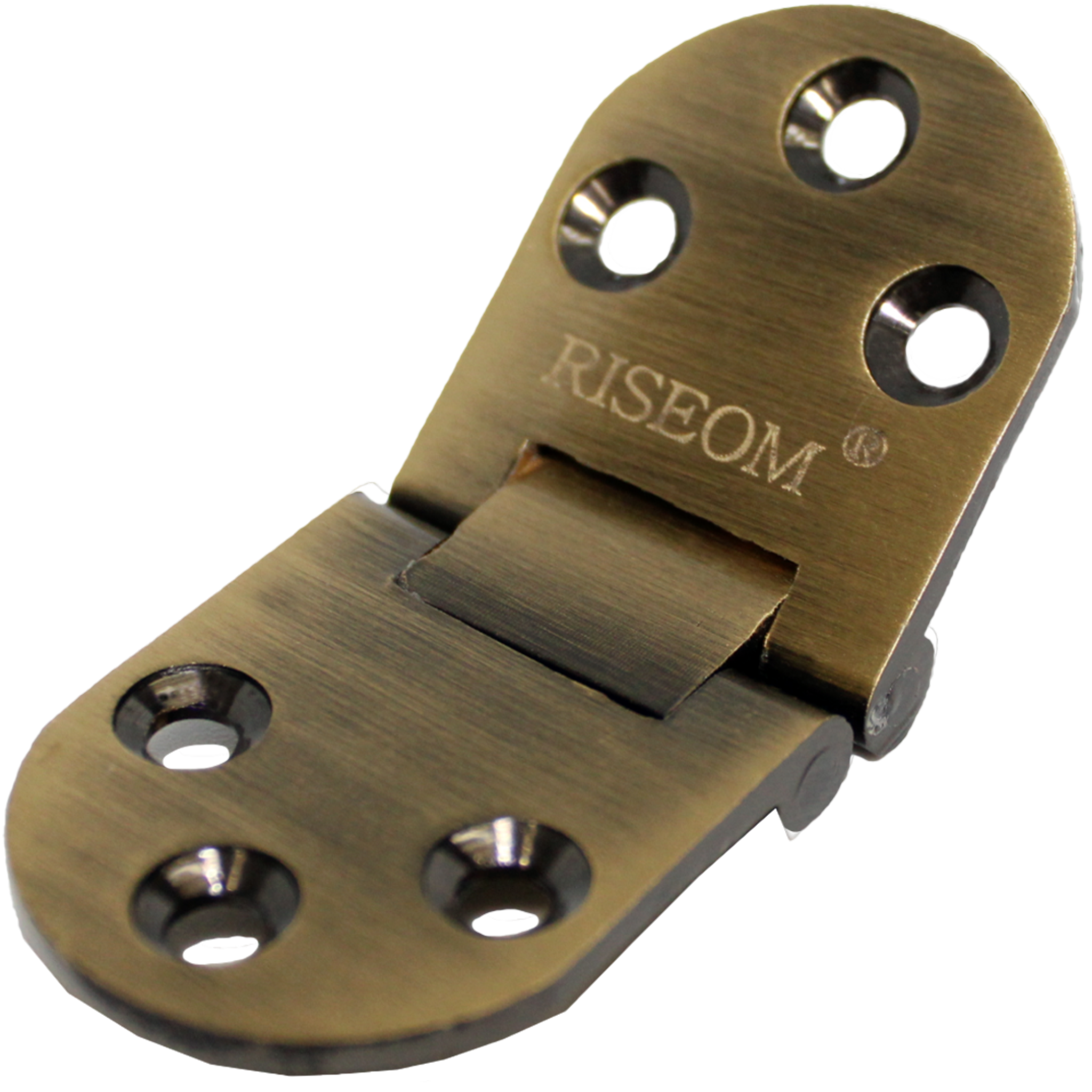 RiseOm Table Folding Flip Top Hinge Made of Solid Brass