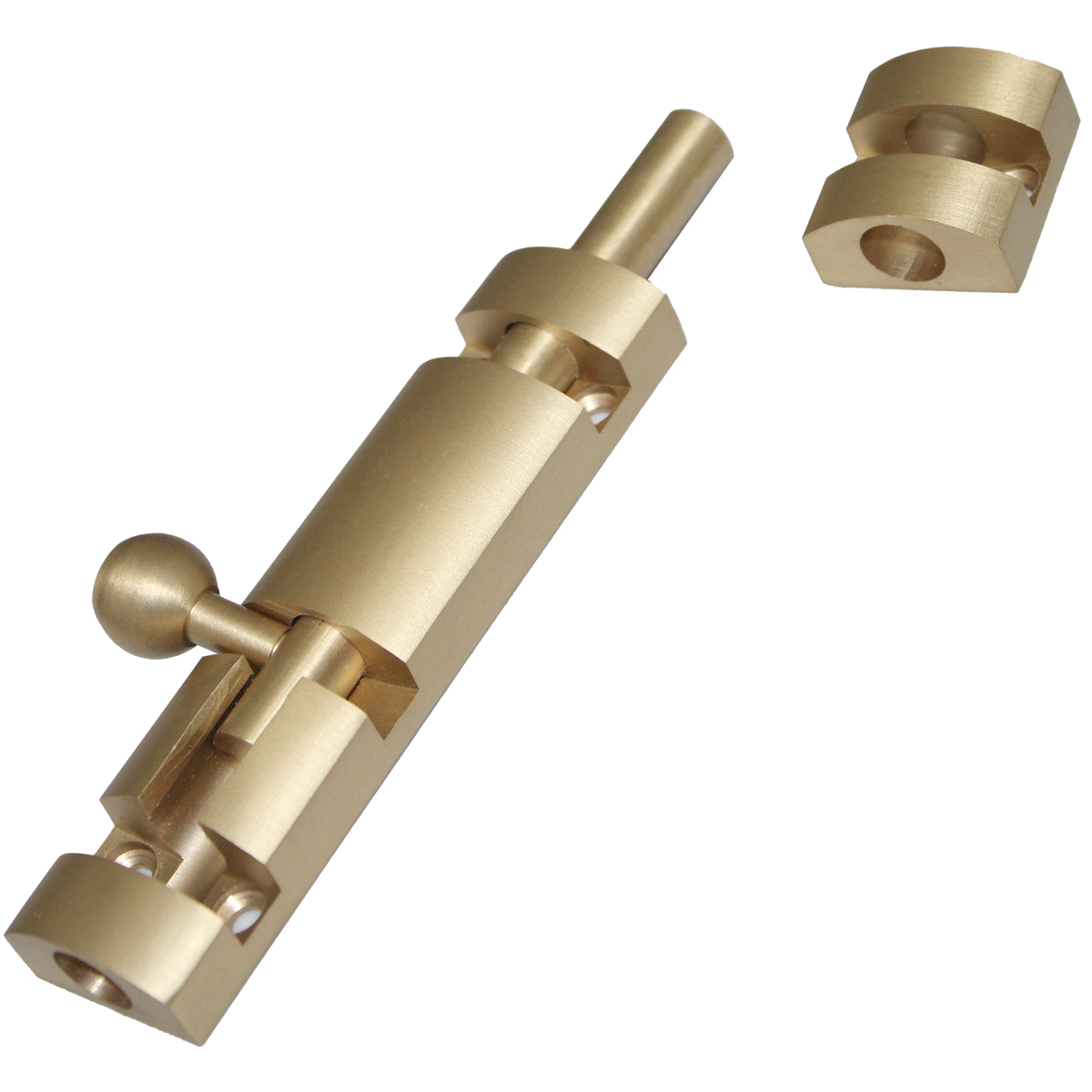 RiseOm Brass Tower Bolt, Sliding Latch Lock Xylo 10mm Rod