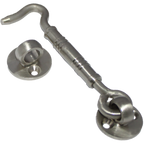 RiseOm Brass Gate Hook/Window Hook for Double Doors Gates/Windows