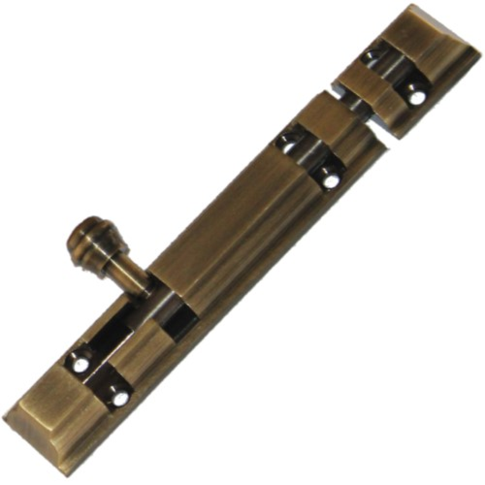 RiseOm Tower Bolt/Sliding Latch Lock Royal Design made of Brass - RiseOm Hardware