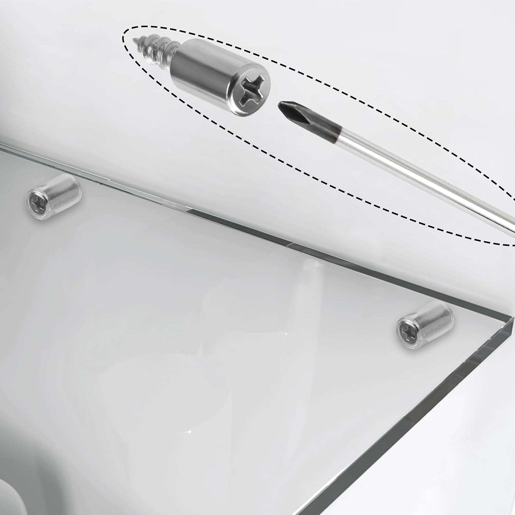 RiseOm Shelf Support Pegs/Shelf Pins with Non-Slip Sleeve Self-Tapping Screws One-Piece Shelf Pegs Metal Shelf Support for Kitchen Cupboards Cabinet Wardrobe Furniture