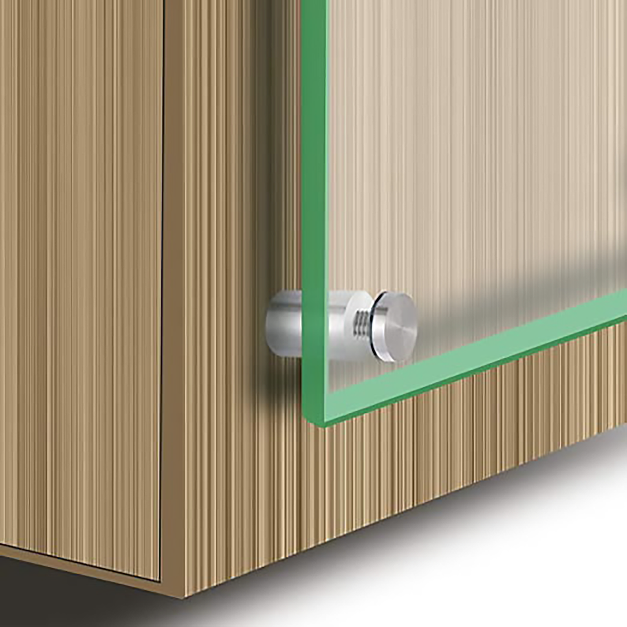RiseOm Spacer/Standoffs for Wall mounting Glass Made of Steel