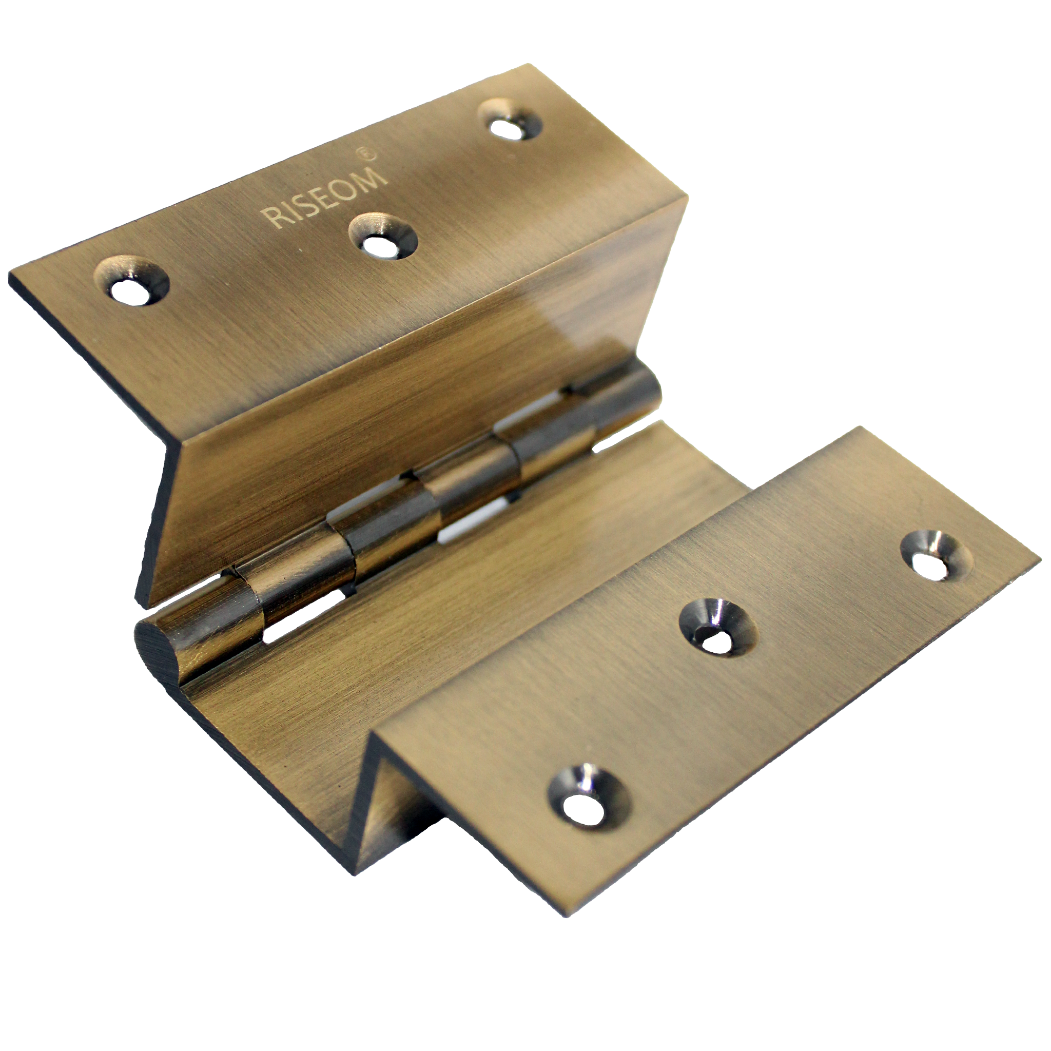 RiseOm W Hinges for Kitchen and cabinet doors with Smooth movement made of Brass