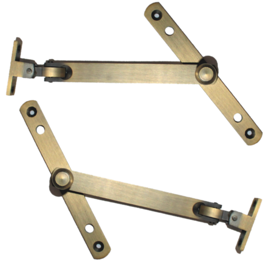 RiseOm Adjustable Window Stay, Window Casement Stay Latch Made of Brass