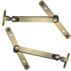 RiseOm Adjustable Window Stay, Window Casement Stay Latch Made of Brass