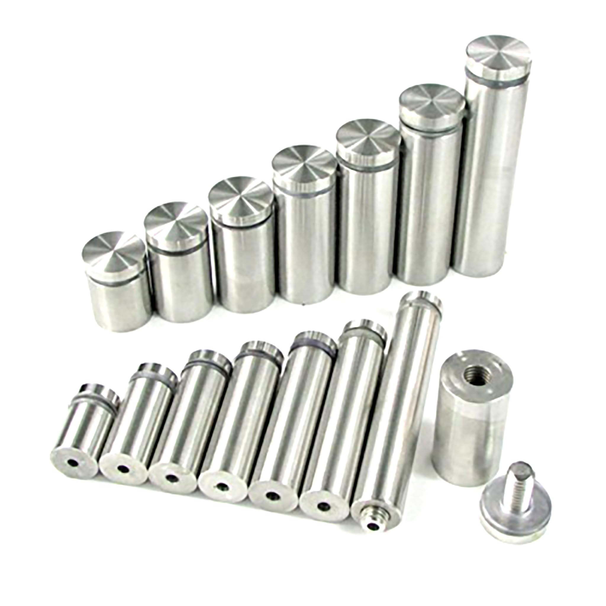 RiseOm Spacer, Standoff Studs for Wall mounting Glass Made of steel