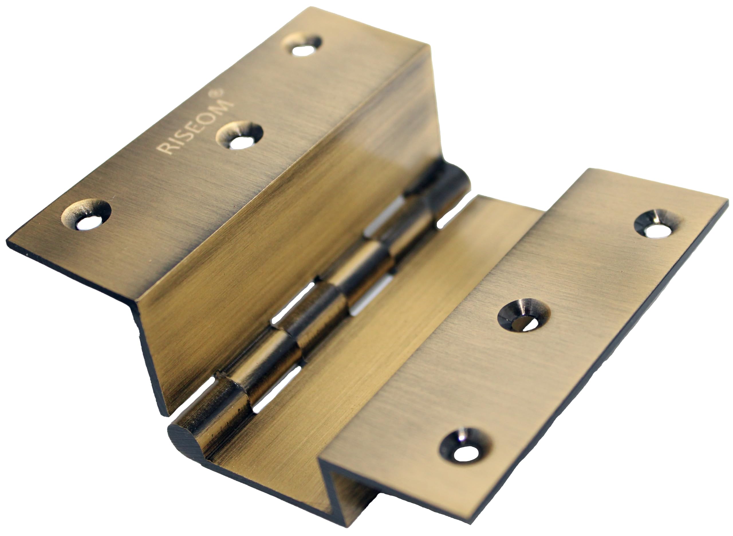 RiseOm W Hinges with Smooth Movement Made of Brass-Door Furniture-RiseOm Hardware-RISEOM