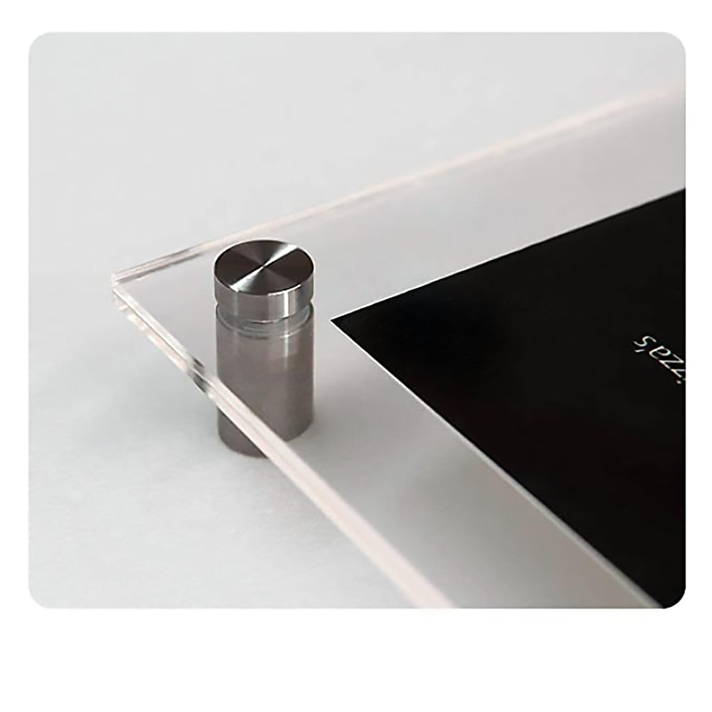 RiseOm Spacer, Standoffs for Wall mounting Glass Made of Steel
