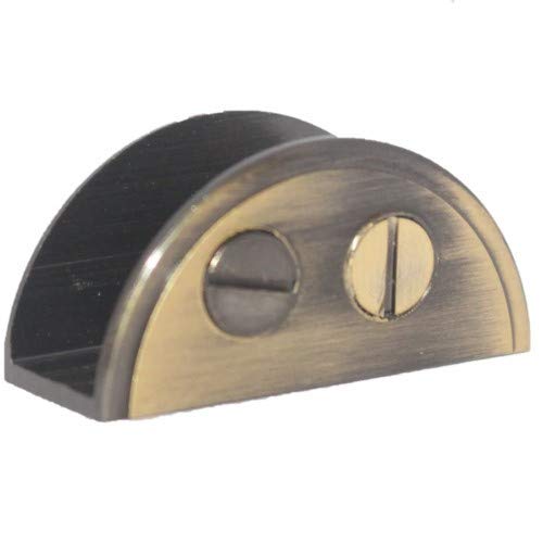 RiseOm Brass D Bracket/D Clamp Bracket for Glass