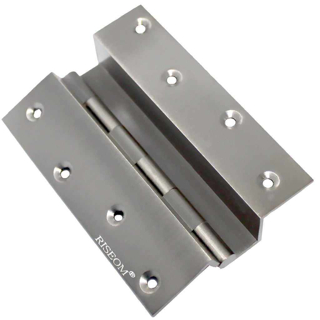 RiseOm W Hinges with Smooth Movement Made of Brass-Door Furniture-RiseOm Hardware-RISEOM