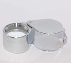 RiseOm Brass Jewelers Eye Loupe,Magnifier,Fold able Jewelry Magnifier for Gems,Jewelry,Coins,Stamps, etc
