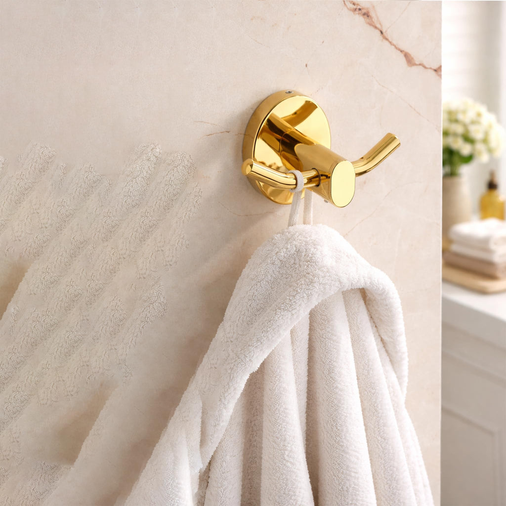 RISEOM Robe Hook,Bath Towel Hook Made of Heavy Duty Stainless Steel