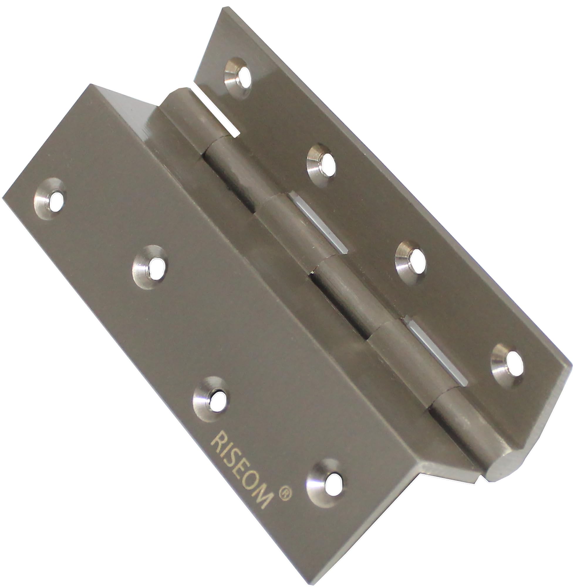 RiseOm Premium Brass Z Hinges for Cabinet Doors Heavy Duty, Corrosion-Resistant, Durable & Stylish