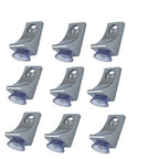 RiseOm Brass Shelf Support L-Shaped Clips for Kitchen & Bookcase Shelf Cabinet Closet L Shelf Button