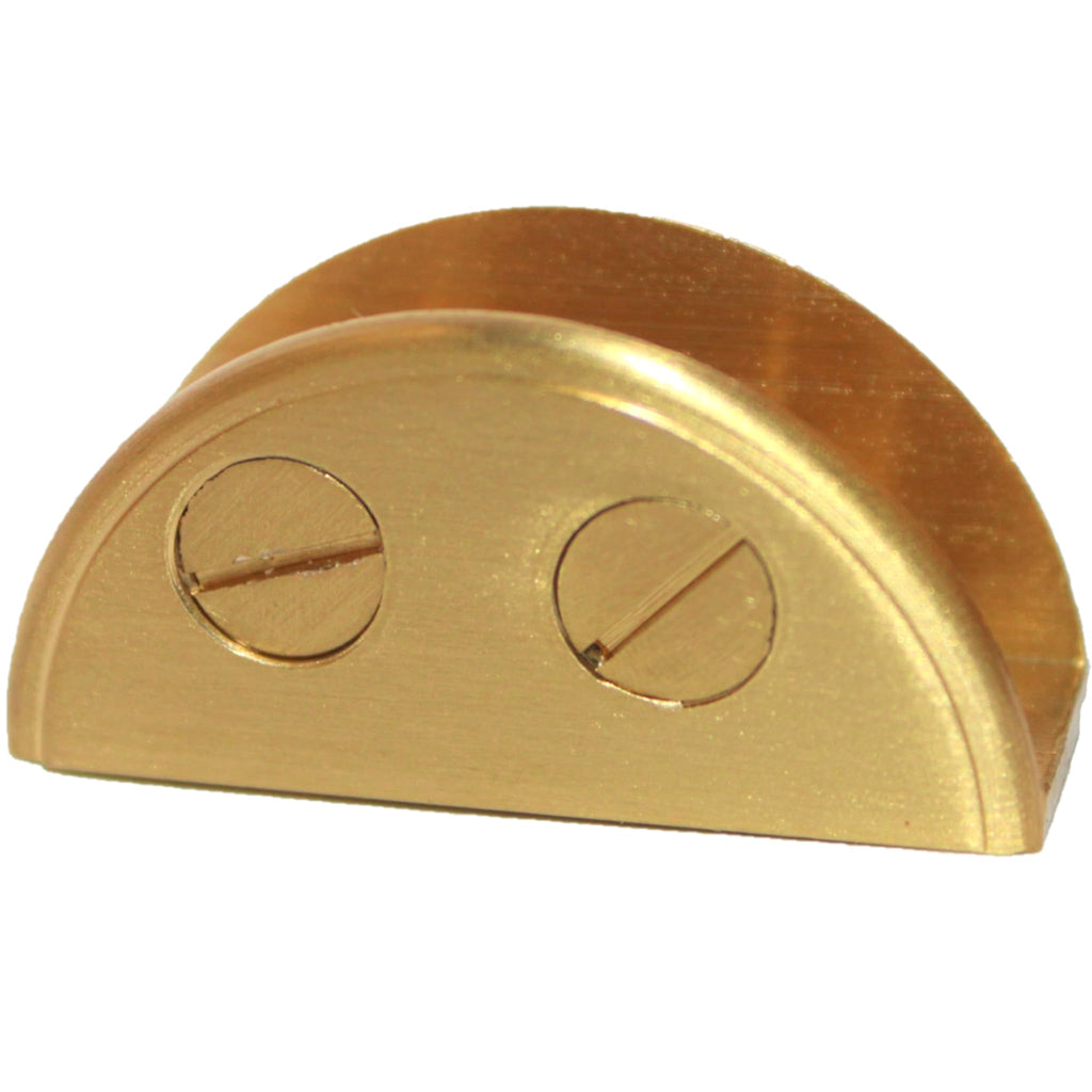 RiseOm Brass D Bracket/D Clamp Bracket for Glass