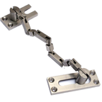 RiseOm 门链锁/门安全链保护装置/重型闩锁，适用于内门，黄铜材质