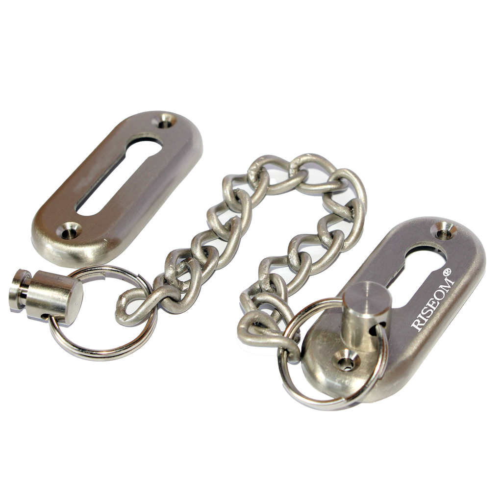 RiseOm Lite Door Chain Lock,Door Security Chain Guard/Latch Lock for Inside Door Made Of Brass-Hardware-RiseOm Hardware-RISEOM