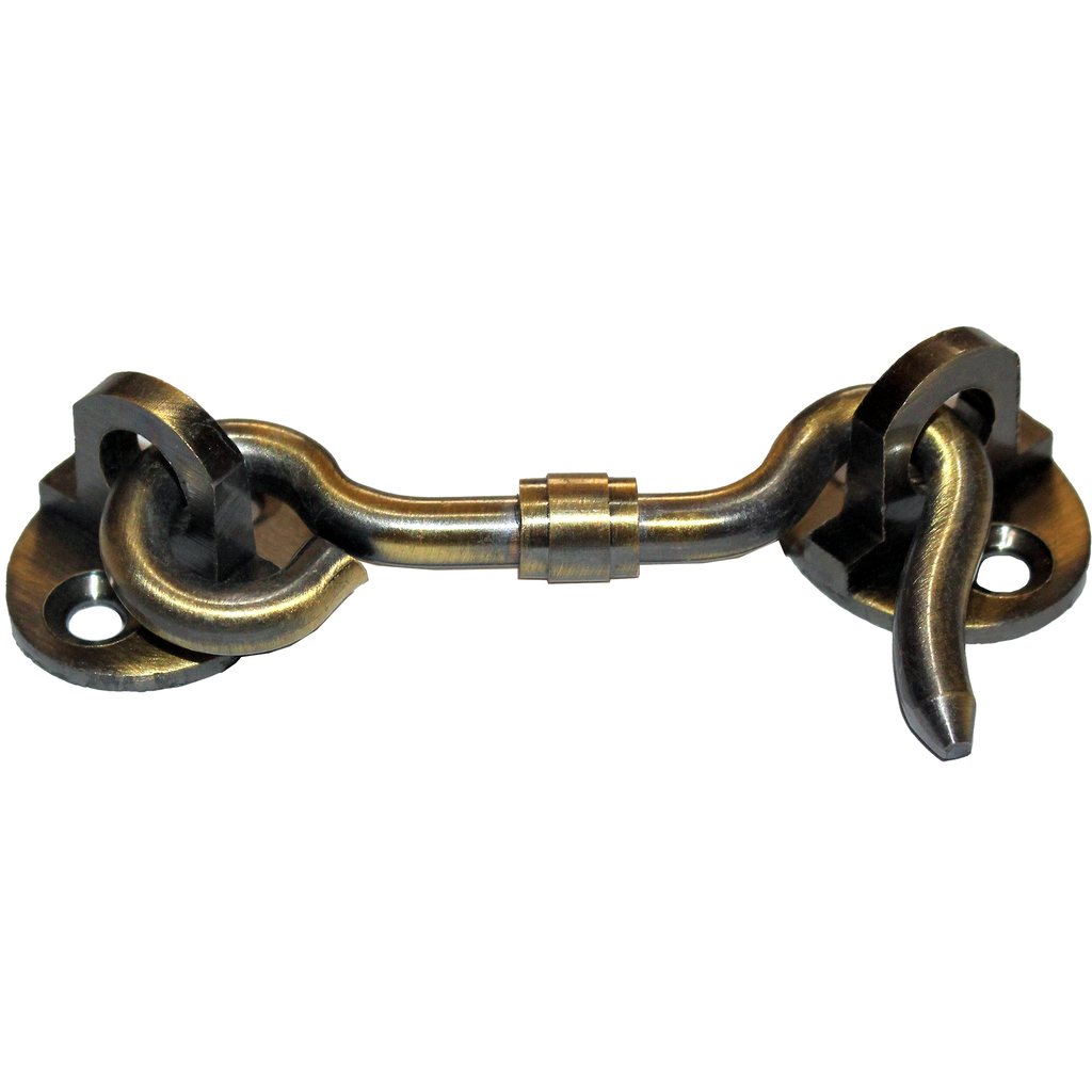 RiseOm Brass Gate Hook/Window Hook (Oval Eye) used in window doors