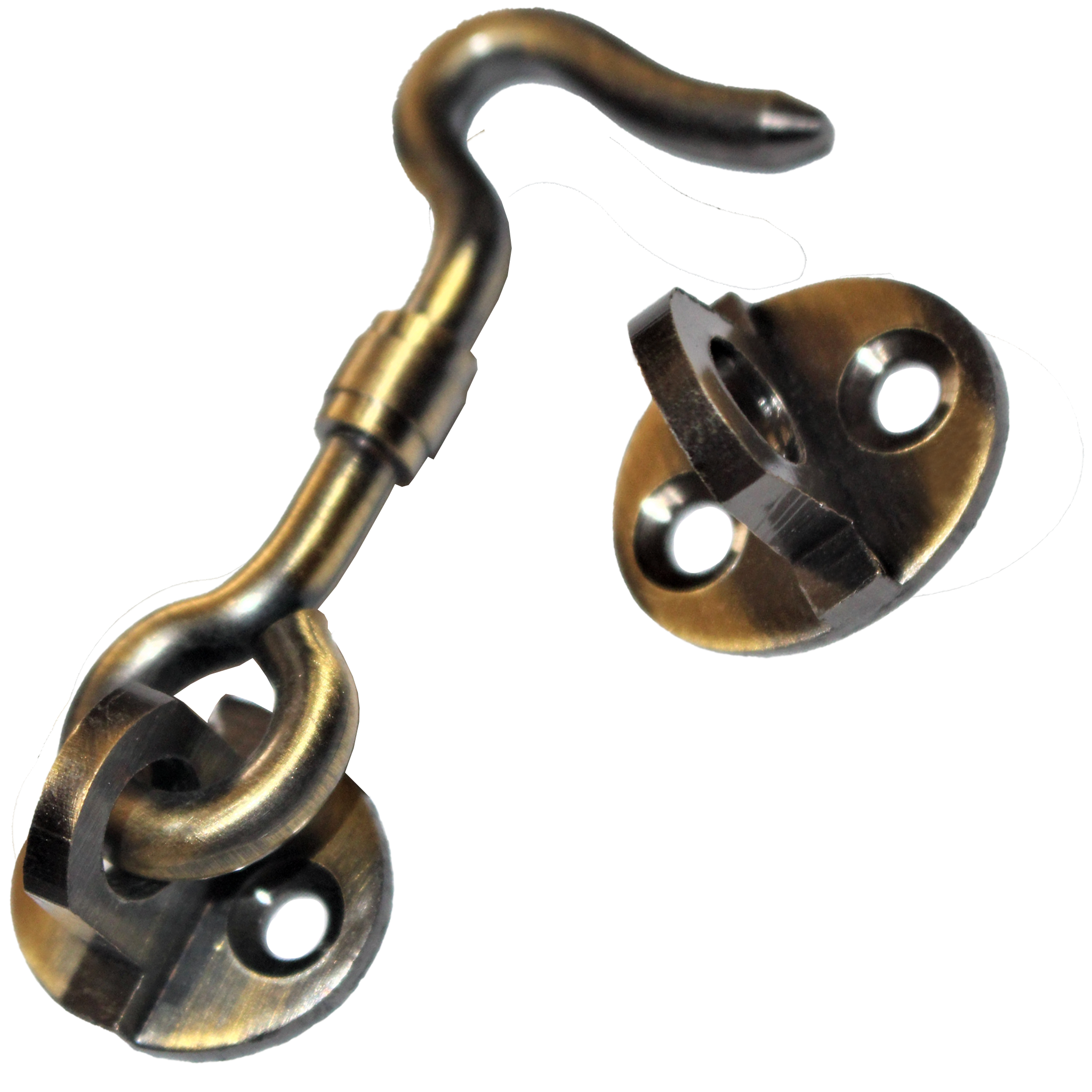 RiseOm Brass Gate Hook/Window Hook (Oval Eye) used in window doors