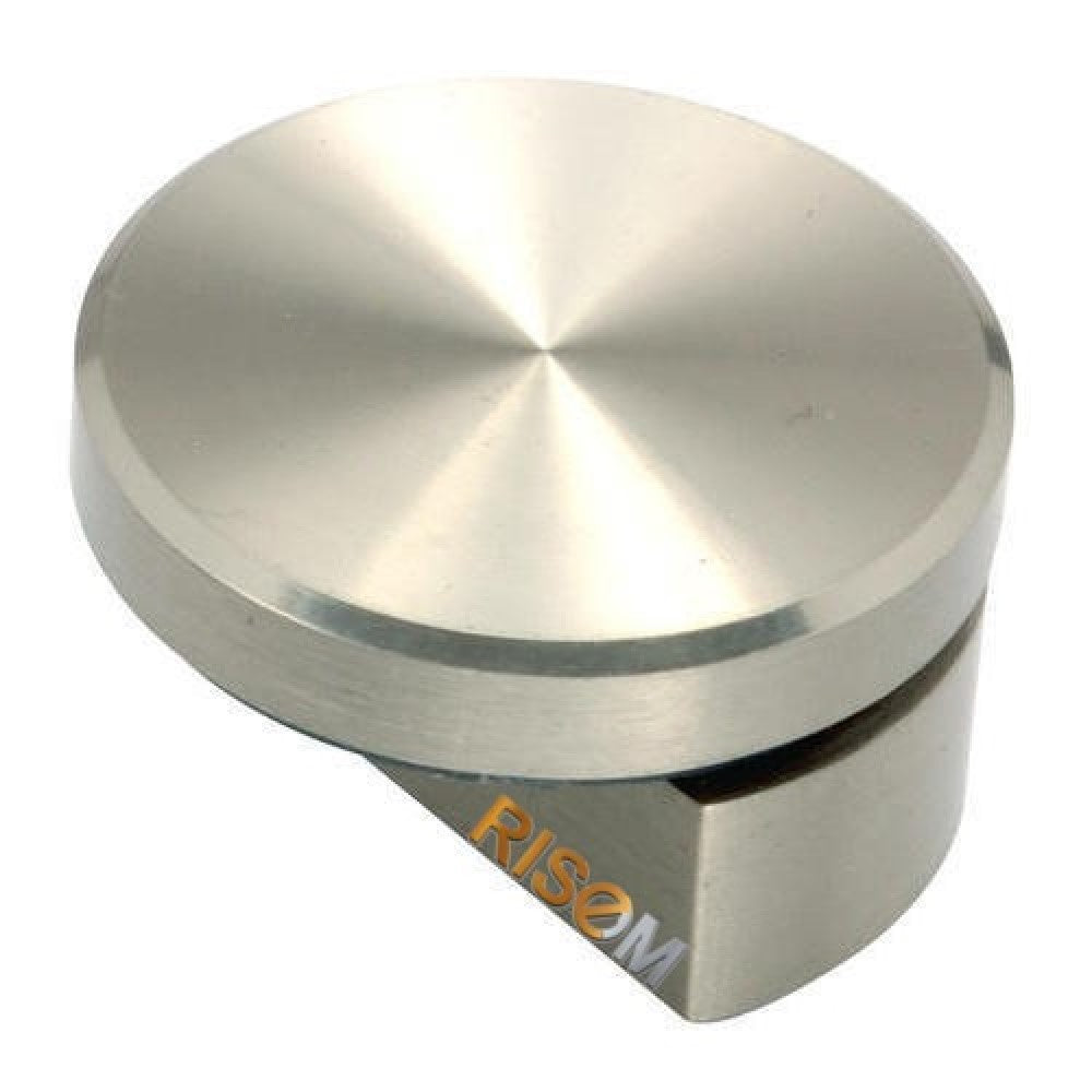RiseOm 6mm Half Round Wall Touch Mirror Bracket and Glass Holding Fixing Wall Brackets Pack of 20