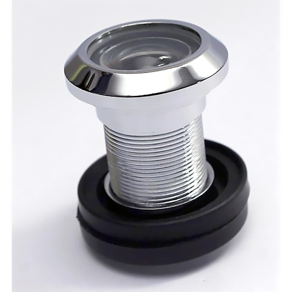 RiseOm Brass Door Peephole (Door Eye) 180 Degree Viewer for Main Doors (Polished Chrome)