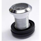 RiseOm Brass Door Peephole (Door Eye) 180 Degree Viewer for Main Doors (Polished Chrome)