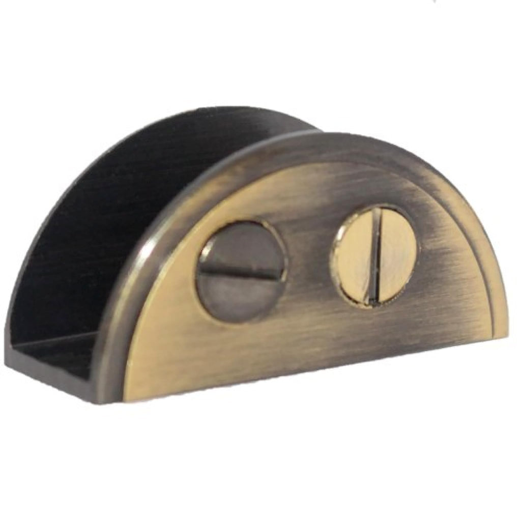 RiseOm Brass D Bracket/D Clamp Bracket for Glass