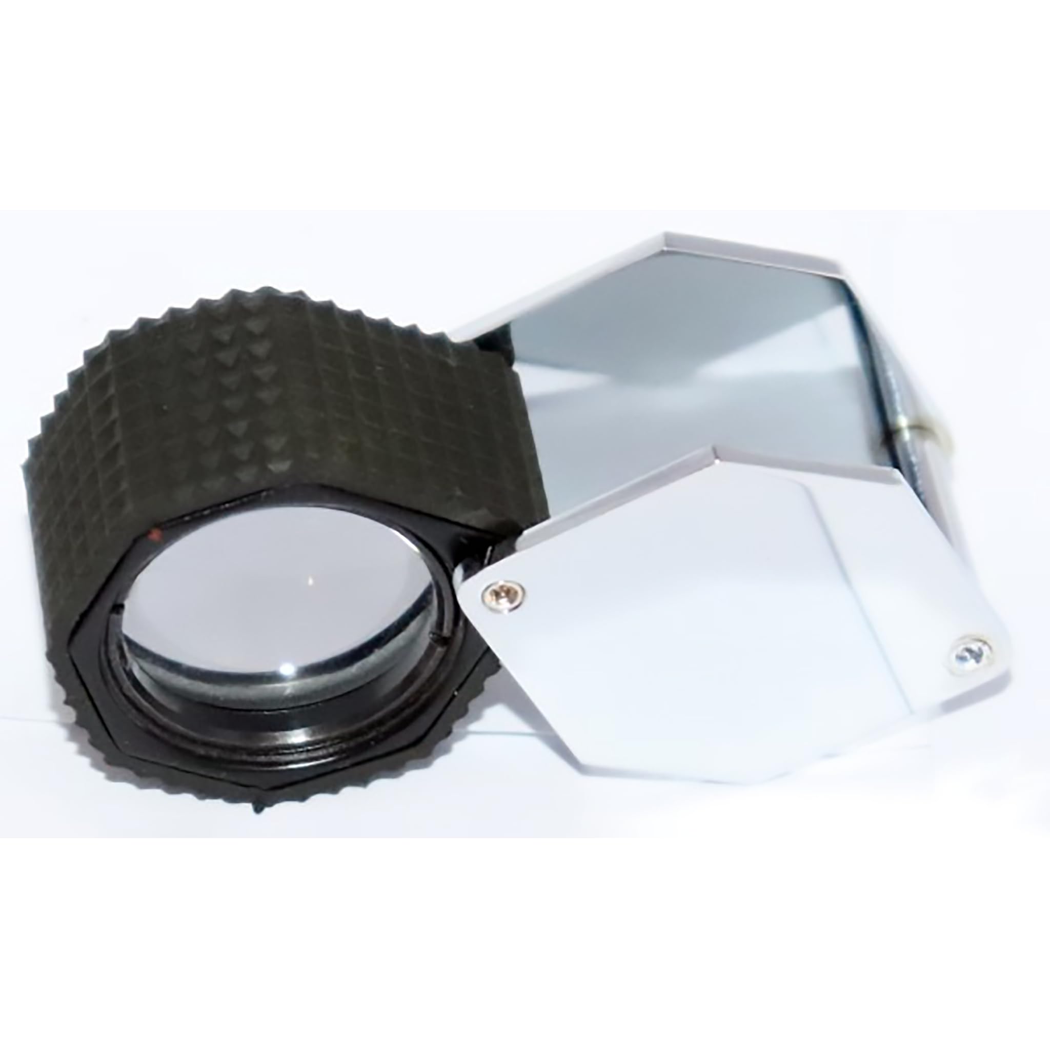 RiseOm Brass Jewelers Eye Loupe,10x Magnifier, Fold able Jewelry Magnifier for Gems, Jewelry, Coins, Stamps