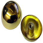 RiseOm Half Round Dome Cap made of brass 30mm diameter