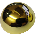 RiseOm Half Round Dome Cap made of brass 30mm diameter