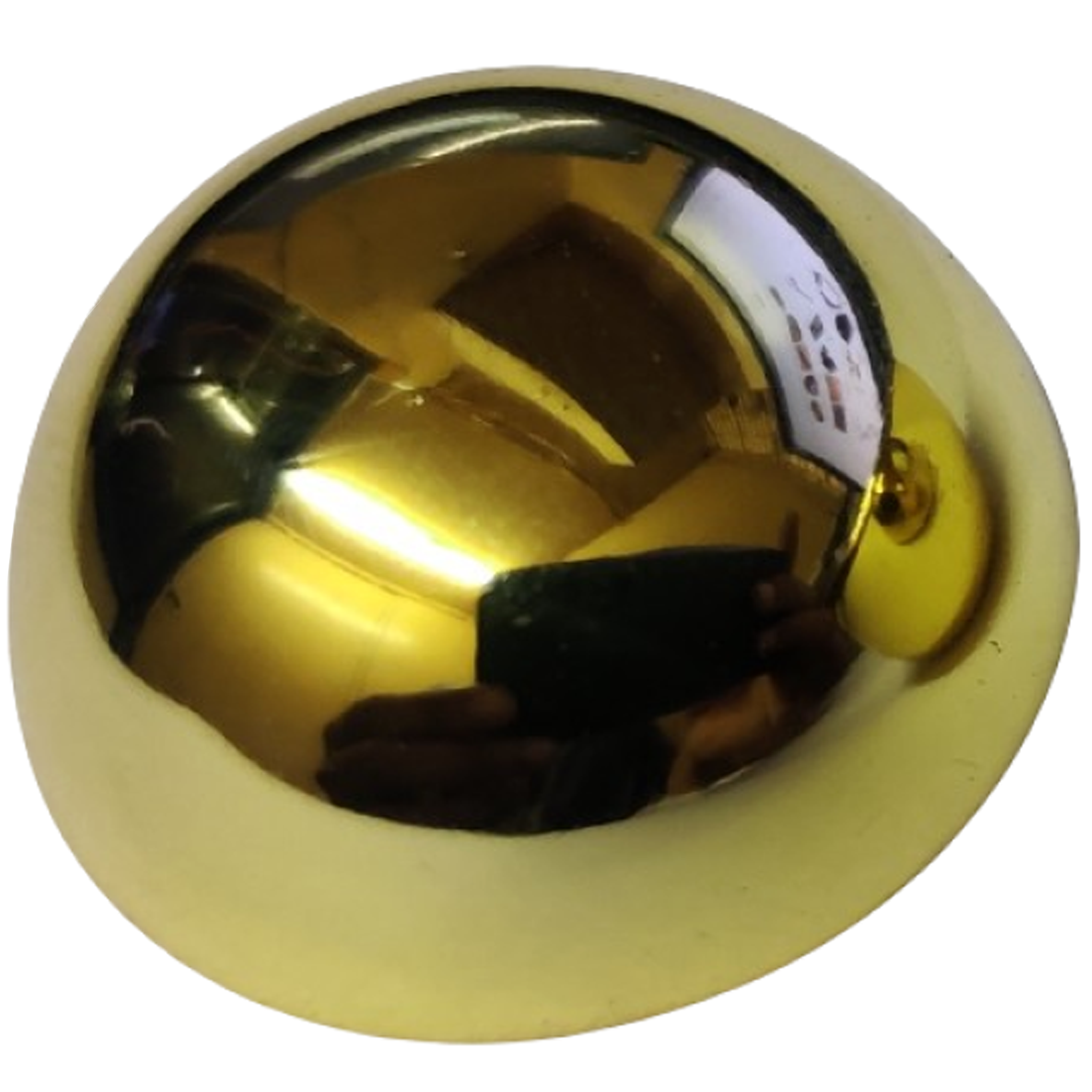 RiseOm Half Round Dome Cap made of brass 30mm diameter