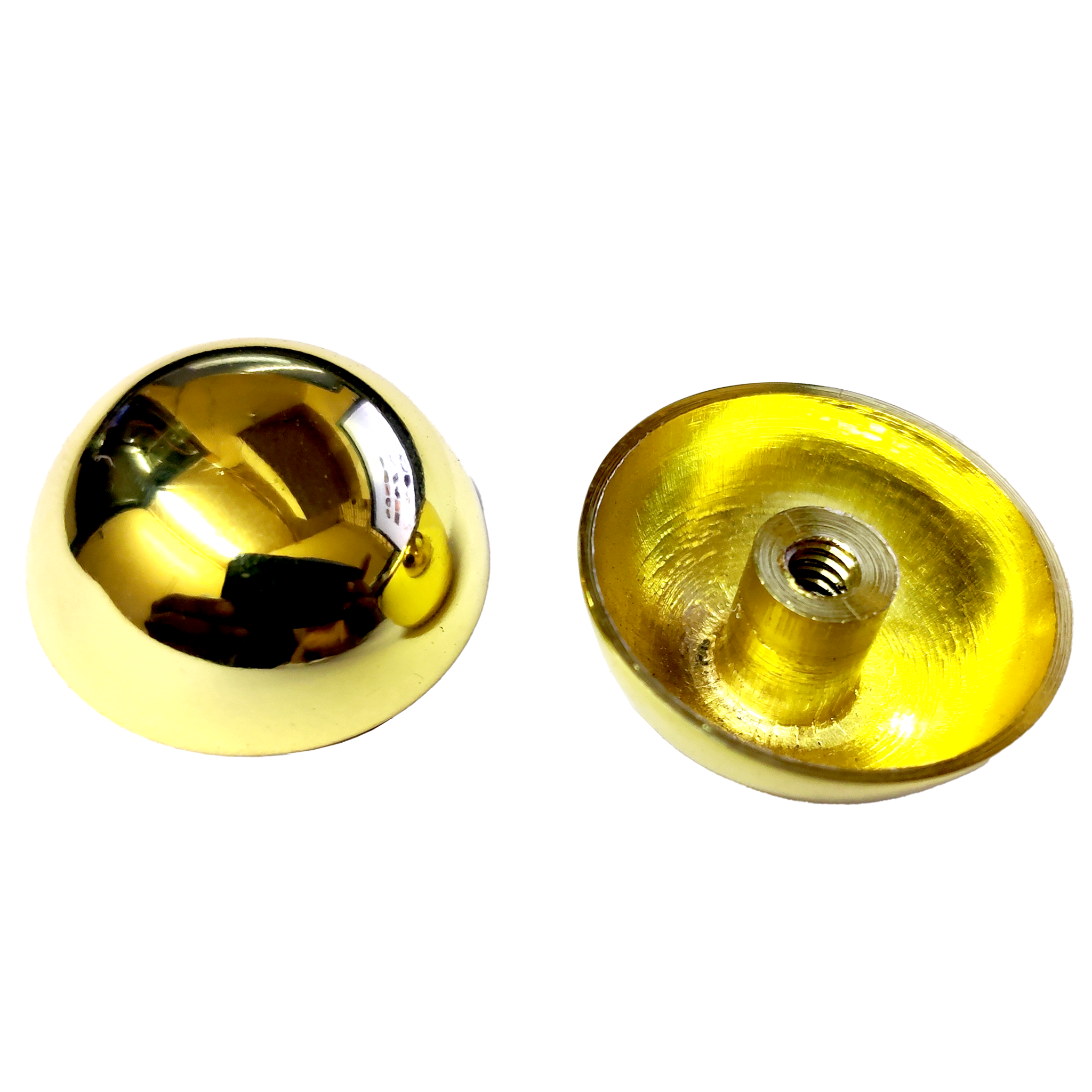 RiseOm Half Round Dome Cap made of brass 30mm diameter