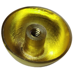 RiseOm Half Round Dome Cap made of brass 30mm diameter