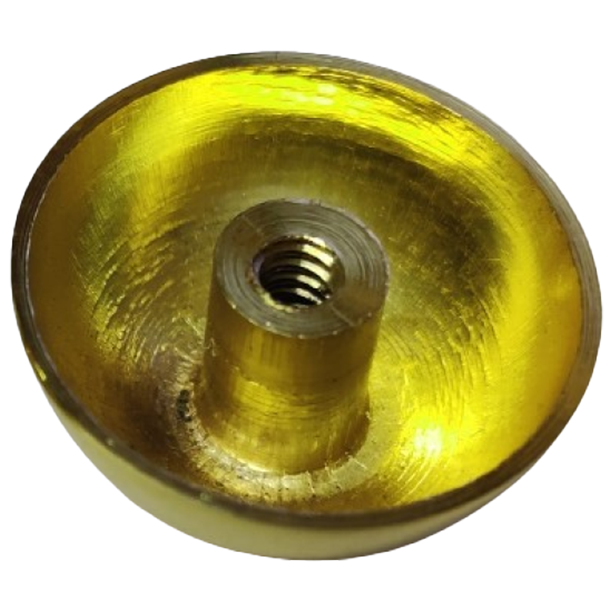 RiseOm Half Round Dome Cap made of brass 30mm diameter